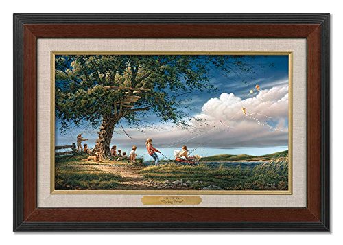 Wild Wings(MN) Spring Fever Framed Walnut Master Stroke by Terry Redlin