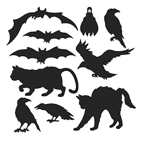 Beistle Party Supplies, 5"-12¬Ω", Black