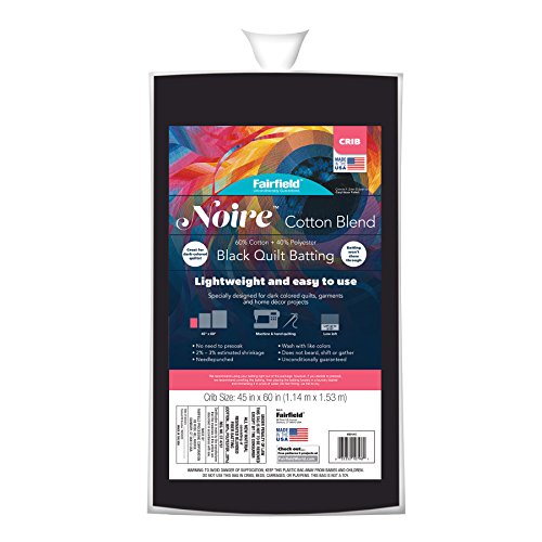Fairfield MBN45 Noire Cotton Blend, 45" by 60"