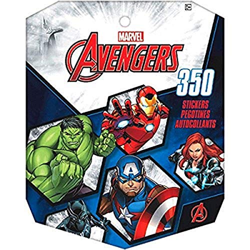 Amscan Marvel Avengers 8 Sheet Sticker Book (1 Piece), 10" x 8", Multicolor