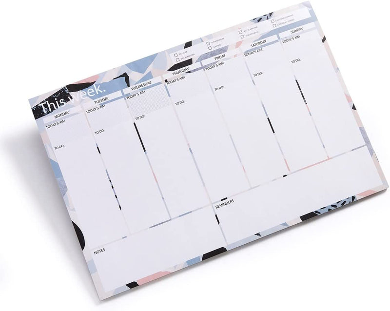 Giftcraft 094871 Weekly Planner Pad, 16.5-inch Length, Paper