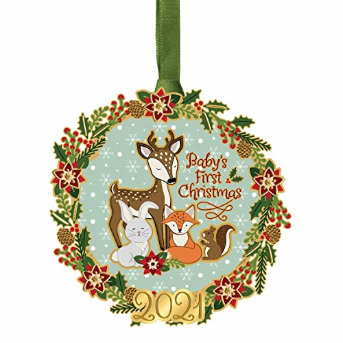 Beacon Design 62671 Babys First Christmas 2021 Hanging Ornament