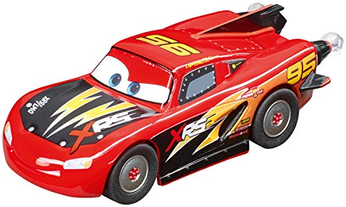 Carrera 64163 Disney Pixar Cars Lightning McQueen Rocket Racer 1:43 Scale Analog Slot Car Racing Vehicle for Carrera GO!!! Slot Car Race Tracks