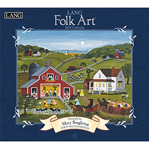 LANG Lang Folk Art‚Ñ¢ 2024 Wall Calendar (24991001922)