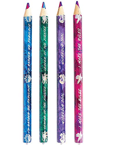 Amscan Assorted Descendants 3 Multicolored Core Pencils- 4 pcs.