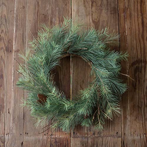 Park Hill Collection Adirondack Pine Wreath, 24-inch Diameter, Holiday Decoration