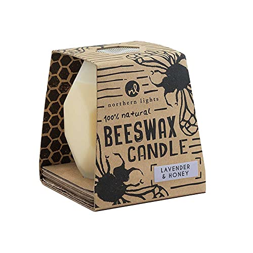 Northern Lights Bee Hive Hand-Poured Candle 7.5oz - Lavender & Honey