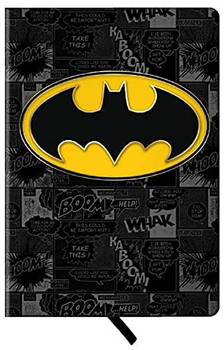 Spoontiques 19044 Journal, 8-inch Height (Batman Logo)