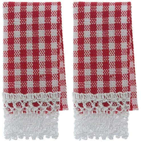 Aztec Imports Dollhouse Miniature Kitchen Dish Towels by Barbara O&