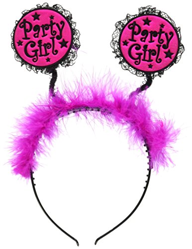 Beistle Girl Boppers Party Supplies, One Size, Black/Cerise