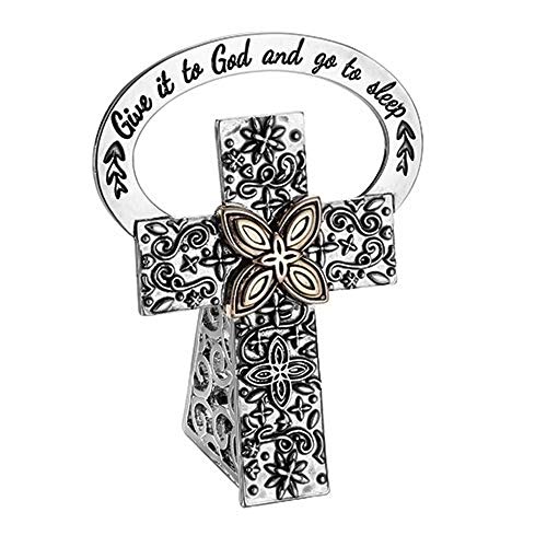 Roman 2.5-inch Give it to God Gold Cross