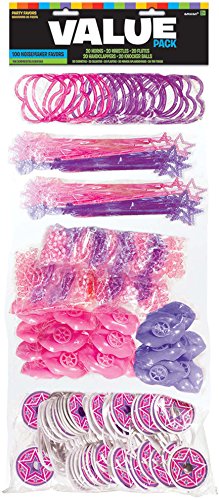 Amscan Fashion Fun Mega Value Mix| Party Favor | 100 Ct.