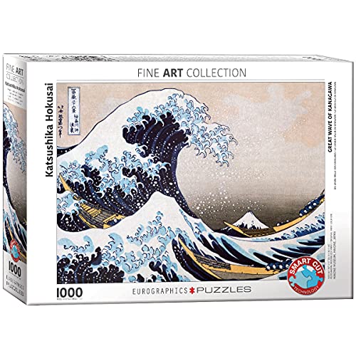 EuroGraphics Great Wave Kanagawa by Hokusai Puzzle (1000-Piece), (Model: 6000-1545)