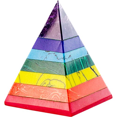 Kheops International Gemstone Pyramid 7 Chakras (Each)