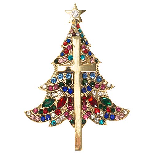 Roman 2.5 Inches Christmas Cross Tree Pin