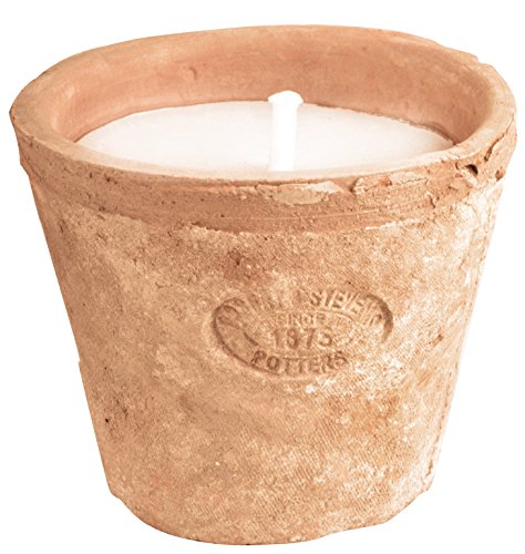 Esschert Design AT20 Aged Terra Cotta Pot with Candle