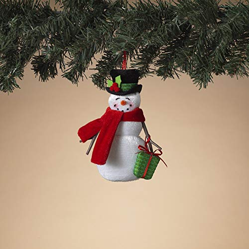 Gerson 2616730 Snowman Ornament 6.75" H