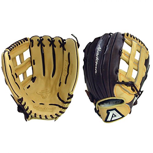 Akadema AHO224 ProSoft Series Glove, 13" - Right Handed Throw, Black/White