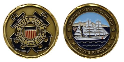 Eagle Crest Collectible Veteran Service Coast Guard Coin
