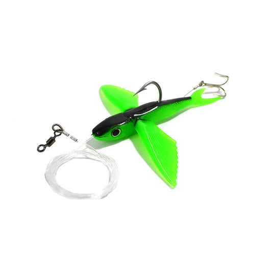 8" Flying Fish Yummee Flyer Lure Rigged with Stinger Hook Tuna Lure