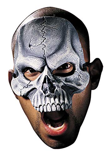 Disguise Costumes Skull Vinyl Chinless Mask, Adult