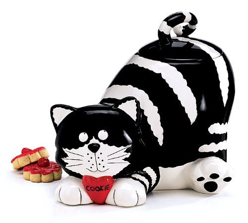 burton + BURTON Chester The Cat/Kitty Cookie Jar Food Container