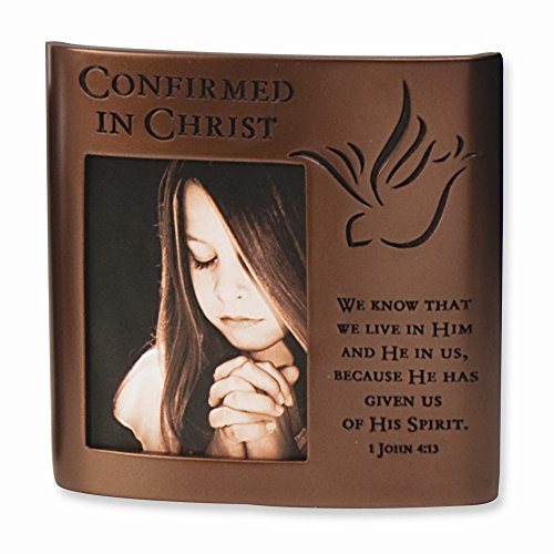 Roman 6" Confirmed in Christ Resin Frame - Holds 3x4 Photo