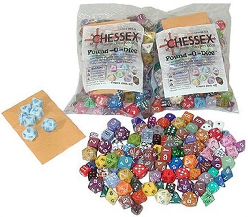 Chessex 001LB Pound-O-Dice, Multicolor