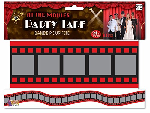 Forum Novelties 20ft Hollywood At The Movies Party Tape Banner Border Wrap Oscars Night Celebration Forum Novelties 20ft Hollywood At The Movies Party Tape Banner Border Wrap Oscars Night Celebration