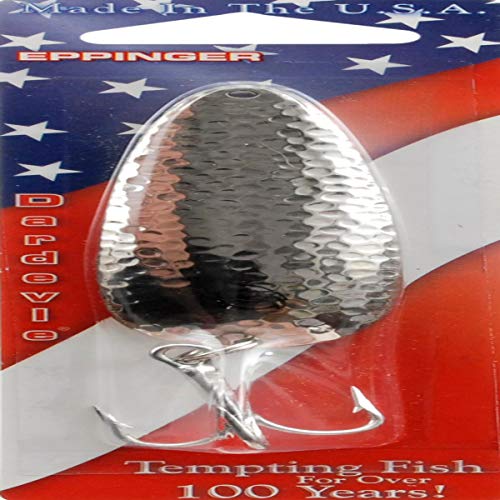 Eppinger 62 Dardevle, 1-Ounce, Hammered Nickel