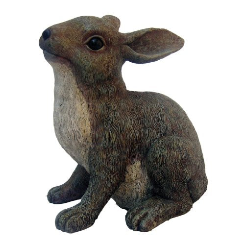 BFG supply Sister Rabbit Brown Rabbit Family by Michael Carr Designs - Outdoor Rabbit Figurine for gardens, patios and lawns (511012GY)