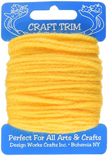 Design Works Crafts Dark Yellow Yarn Card