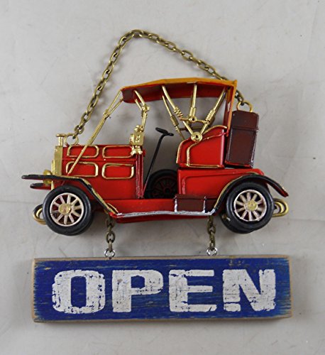 Upper Deck Antique Car Style Open Closed Shop Sign