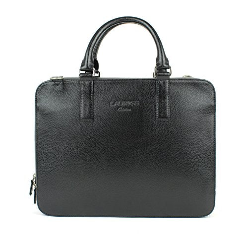 Rediform Laurige Small Laptop Briefcase, 13.375 x 10.5 x 3 inches, Black (G150.01)