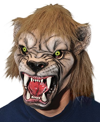 Zagone Studios Lion Mask, Big Cat, Large Teeth