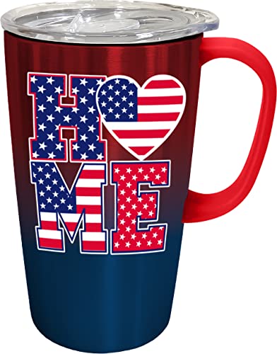 Spoontiques 18524 Americana Stainless Travel Mug