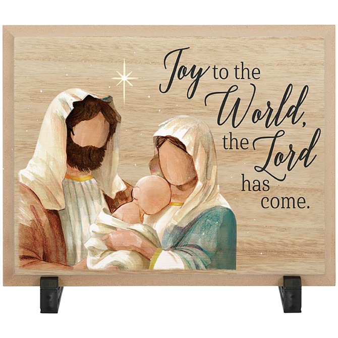 Carson Home Accents Joy To The World Table D√©cor Plaque, 9-inch Width