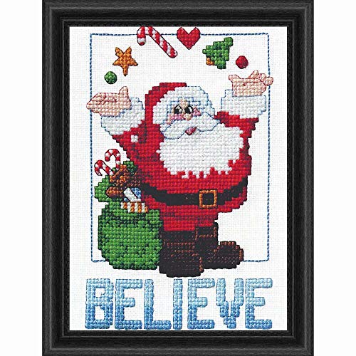 Design Works Crafts Believe Santa Counted Cross Stitch Kit