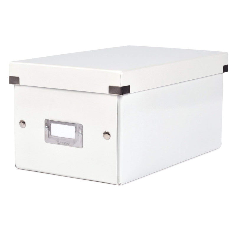 Xyron Click N Store Craft Storage Boxes, Medium, 8" x 13-1/2" x 6-1/2", White (627124)
