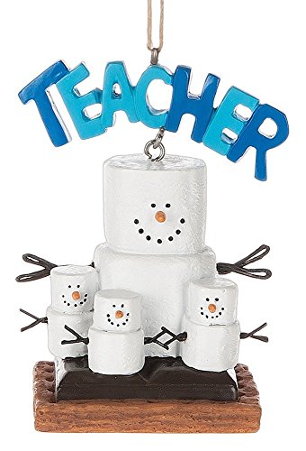 Ganz Midwest-CBK Smores Teacher Banner and Students Christmas Ornament Figurine