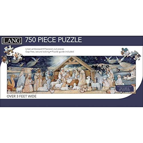 Lang Nativity Set Puzzle - 750 PC Panoramic (5041023), Multicolor