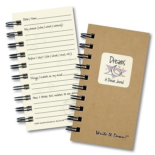Journals Unlimited Dreams a Dream Journal Mini Kraft