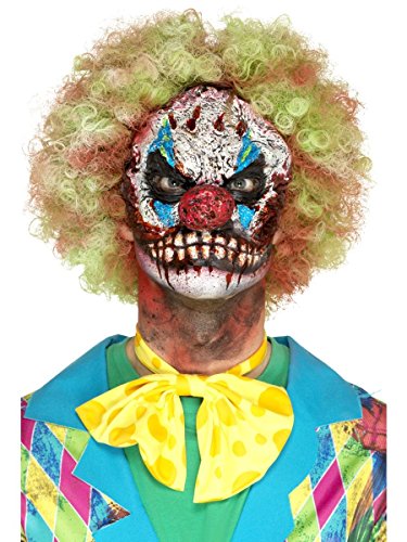 Smiffys 46790 Foam Latex Clown Head Prosthetic, Red, One Size