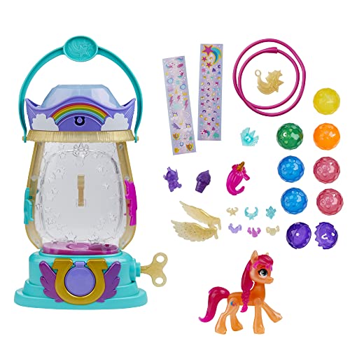 Hasbro My Little Pony: A New Generation Movie Sparkle Reveal Lantern Sunny Starscout - Light Up Toy with 25 Pieces, Surprise Reveals for Kids
