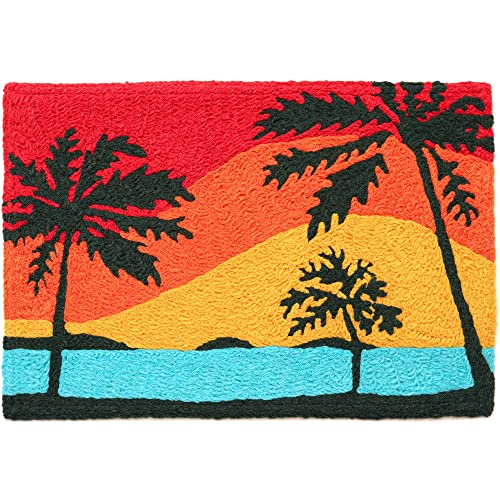 Home Comfort Jellybean California Dreaming Accent Washable Rug 20" x 30" Doormat