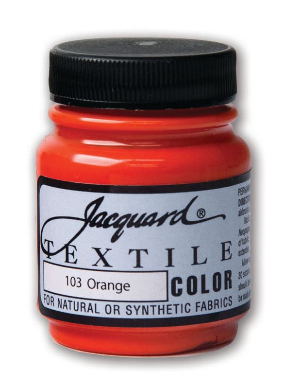 Jacquard Textile Paint 2.25 Oz Orange