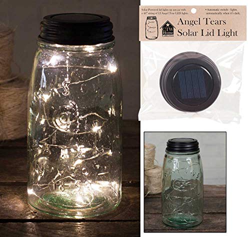 CTW Angel Tears Solar Light Mason Jar Lid