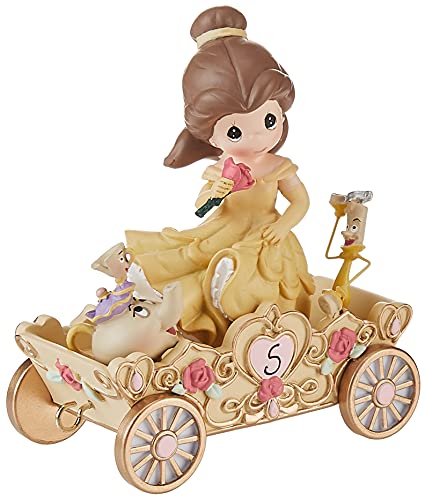 Precious Moments, Disney Showcase Collection,  A Beauty To Behold At Five Years Old, Disney Birthday Parade, Age 5, Resin Figurine, 104407