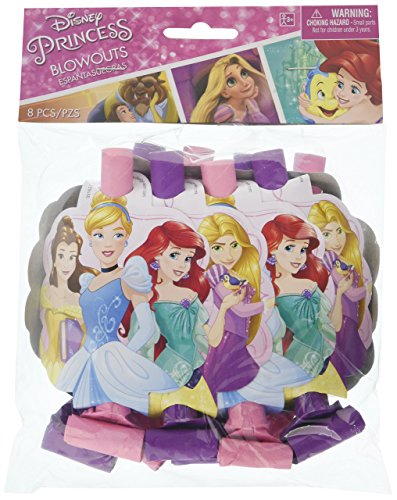 Amscan Disney Princess Blowouts 8ct