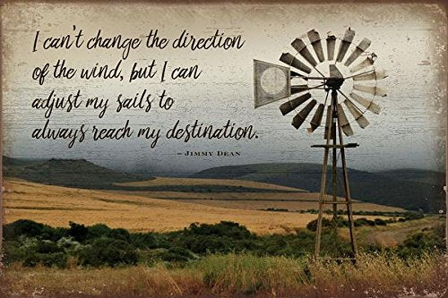Wild Wings(WI) Direction - Windmill 12" x 18" Wood Sign